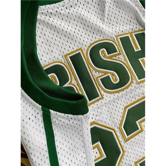 New St. Vincent-St. Mary Fighting Irish LeBron James Jersey - White/Green - Picture 3 of 7